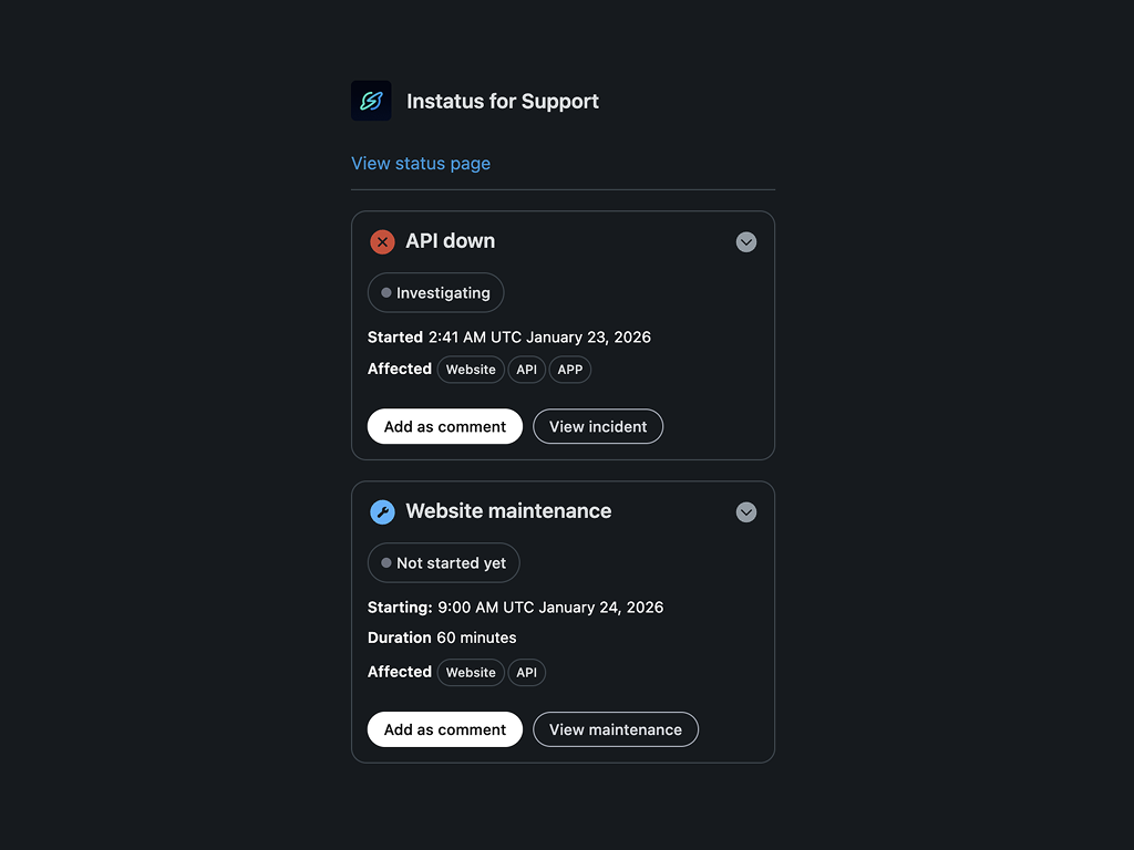 Instatus thumbnail 2